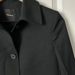 Theory Women's Izzurc Prospective Long Jacket Coat in Black Size Small Photo 1