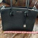 Michael Kors Mercer Large Pebbled Leather Accordion Tote Bag Photo 5