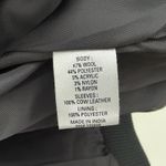 Beverly Hills x Revolve Varsity Jacket Womens XL Leather Bomber Letterman Patch White Photo 13