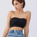 Urban Outfitters NEW WITH TAG Bloggers Fav Lucy Sweater Crop Top Tube Top Black Photo 0