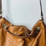 Michael Kors Women's Jetset Brown Leather Gold Chain Handle Shoulder Bag Photo 5