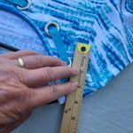 Rafaella NWT  size L  Cabana Party Scuba Blue dress. Outdoors beach comfort Photo 6