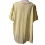 Athletic Works Athletic DriWorks Light Yellow V-Neck Short Sleeve Top Sz XXL Photo 5