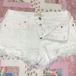 Free People  White Denim Shorts Photo 2
