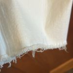 Kut From The Kloth  High Rise White Cropped Jeans W/Raw Hem Size 14-EUC Photo 2