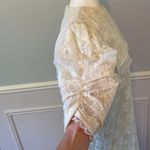 Gunne Sax Jessica McClintock Drop Waist Dress Lace Overlay Prairie Bridal Size 8 Photo 6
