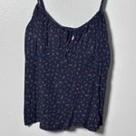 Old Navy  Women Floral Navy Blue top size XS Photo 1