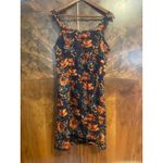 Peruvian Connection  Floral Linen Sundress Size US 10 Black  M L Sleeveless Dress Photo 4