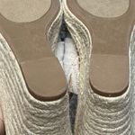 Sugar Hundreds Wedge Sandal 11 Beige Linen Slip On Bow Espadrille Coconut Girl Tan Photo 12
