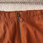 Rue 21 Burnt Orange Zip-Up Mini Skirt Photo 1