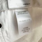 AGOLDE Parker Straight Leg Crop Jeans Finished Hem Milkshake White Size 32 Photo 11