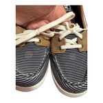 Keds Ortholite Striped Boat Shoes Women’s Size 7 Blue White Tan Sneakers Photo 8