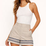 Ann Taylor Ann‎ Taylor Petite The Metro Striped Mid Rise Short Size 4 NWT Photo 0