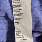 Free People Floral Outlined Flowy Lavender Button Front Shirt Size XS Photo 4