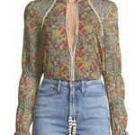 Alexis Samera Floral Long Sleeve Top Blouse Photo 0