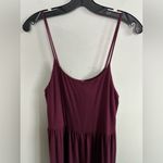 Athleta  Women's Deep Burgundy Nighttime Bliss Sleep Romper Sz S Photo 3