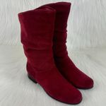 st. john's bay  Jamie Suede Slouchy Mid Calf Bootie Size 7.5 Photo 5