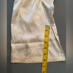 LIONESS , yellow high rise pants, tone on tone floral pattern, size M Photo 7