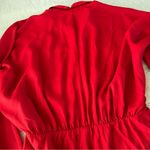 EXPRESS Portofino Shirt dress Red Size M Photo 8