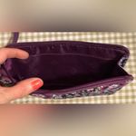 Vera Bradley Purple Floral Wristlet Photo 3