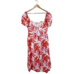 WAYF  Felicity Floral Print Midi Dress‎ Size Large Photo 5