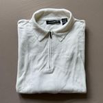 Vintage Statements Quarter Zip Sweater White Size XL Photo 1