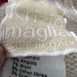 Krizia Maglia Panda Sweater‎ Crewneck Pullover Cashmere Blend 1980s Beige Sz L Tan Size L Photo 14