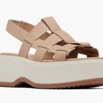Sorel NIB NEW Dayspring Slingback Platform Sandal IN Color: Honest Beige/ Chalk Photo 0