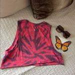 Free People , movement boho cotton cropped tie-dye muscle tank top XS​ Photo 3