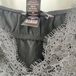 Victoria's Secret Lingerie Teddy Size Small Black Lace Sexy Lips Intimates Photo 3