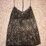 EXPRESS Black and gold sparkly top Photo 0