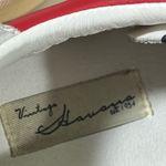 VTG HAVANA REFLEX SNEAKERS GLITTER STAR LOGO CHECKERED LACES WOMEN 6.5 RED BLACK Photo 7