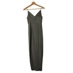Shona joy Revolve Stellar Drape Olive Green Midi Dress 2 Photo 4