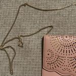 Moda Luxe  Leather Bag In Blush Pink with a hint of Gold with a Gold Chain Photo 1