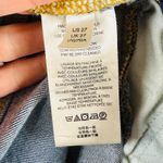 Pilcro The Vintage Straight Jeans Sz 27 Blue High Rise Raw Hem Boho Retro Chic Photo 3