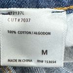 Blush  Beaded Fringe Frayed Distressed Denim Shorts‎ High Rise Size Medium/28 Photo 4