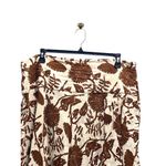 Gap  Y2K (2002) Linen Floral Midi Skirt Brown Size 16 Plus Size Coastal Boho Cute Photo 5