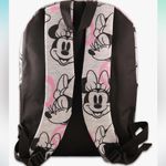 Disney Minnie Mouse Girl's 16" School Pink Grey Floral Backpack Bag Photo 1