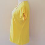 Ruby Rd  yellow sequin tee size small Photo 2