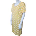 Vintage Habits Yellow & White Polka Dot Shift Dress (18) Yellow Photo 1