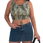 Vintage Y2K Sequin Tank Top 2XL Green Sparkle Party Made in USA fastival Size undefined Photo 0