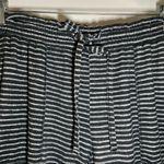 Danskin Grey Striped Knit Pull On Casual Lounge Pants M Photo 4
