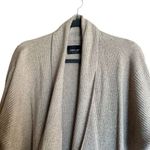 ZARA  Cardigan Womens Medium Brown Knit Ribbed Open Stretch Sweater Photo 1