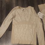 SAGE COLLECTIVE WOMENS ACTIVEWEAR FULL SET IVORY SIZE S Photo 1