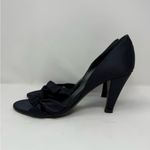CELINE  Satin Open Toe Heels Size 10B Photo 2