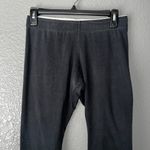 Nike  Women’s Black Capri Leggings Medium Athletic Logo Workout Pants Photo 2