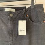 Topshop  Kick Flare Cropped Black Jeans Photo 2