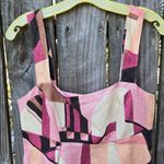 Banana Republic  Kenza Linen Mini Dress / Pink Geo 6 Photo 2