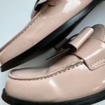 1901  Patent Leather Pink Cochette Preppy Bow Tie Loafer Slip On Shoes Size 8 Photo 10