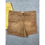 Anthropologie 2‎ Chino by  Women’s Shorts Relaxed Yellow Tan Size 26 Photo 1